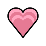 Growing heart - OpenMoji