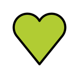 Green heart - OpenMoji