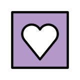 Heart decoration - OpenMoji