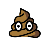 Pile of poo - OpenMoji