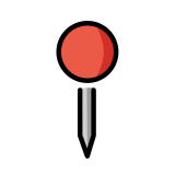 Round pushpin - OpenMoji