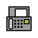 Fax machine - OpenMoji