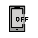 Mobile phone off - OpenMoji