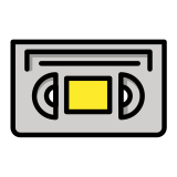 Videocassette - OpenMoji