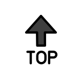 TOP arrow - OpenMoji
