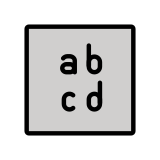 Input latin lowercase - OpenMoji