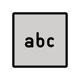 Input latin letters - OpenMoji