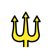 Trident emblem - OpenMoji