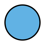 Blue circle - OpenMoji