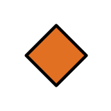 Small orange diamond - OpenMoji