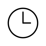 Three o’clock - OpenMoji