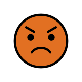 Enraged face - OpenMoji