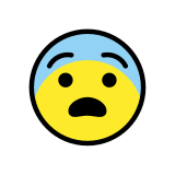 Fearful face - OpenMoji
