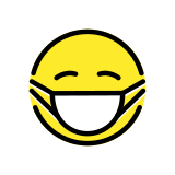 Face with medical mask - OpenMoji