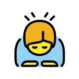 Person bowing - OpenMoji