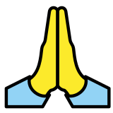 Folded hands - OpenMoji