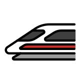 High-speed train - OpenMoji