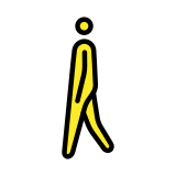 Person walking - OpenMoji