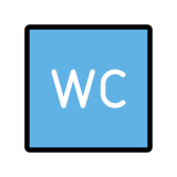 Water closet - OpenMoji