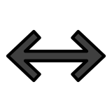 Left-right arrow - OpenMoji