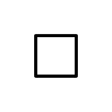 White small square - OpenMoji