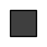 Black medium square - OpenMoji