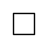 White medium-small square - OpenMoji