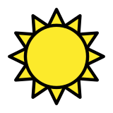 Sun - OpenMoji