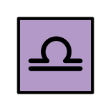 Libra - OpenMoji
