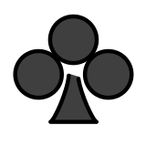Club suit - OpenMoji