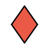 Diamond suit - OpenMoji