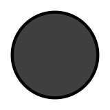 Black circle - OpenMoji