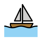 Sailboat - OpenMoji
