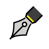 Black nib - OpenMoji
