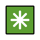 Eight-spoked asterisk - OpenMoji