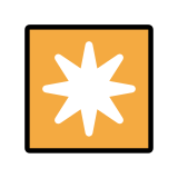 Eight-pointed star - OpenMoji