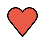 Red heart - OpenMoji
