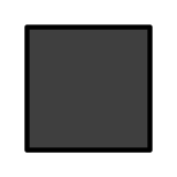 Black large square - OpenMoji