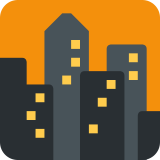 Cityscape at dusk - Twitter / X