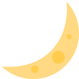 Crescent moon - Twitter / X