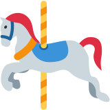 Carousel horse - Twitter / X