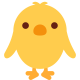 Front-facing baby chick - Twitter / X