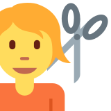 Person getting haircut - Twitter / X