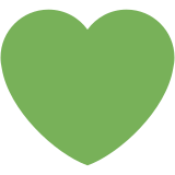 Green heart - Twitter / X