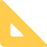 Triangular ruler - Twitter / X
