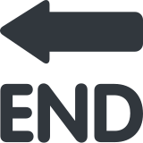 END arrow - Twitter / X