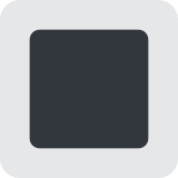 White square button - Twitter / X