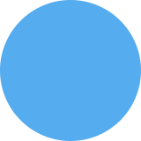 Blue circle - Twitter / X