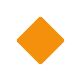 Small orange diamond - Twitter / X