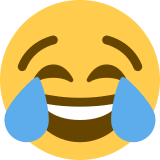 Face with tears of joy - Twitter / X